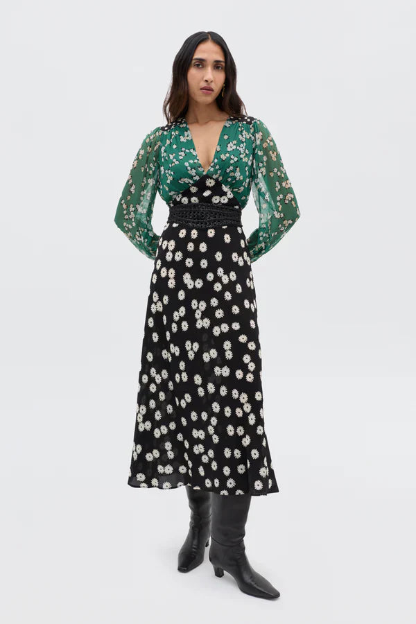 Floral Print Midi Dress