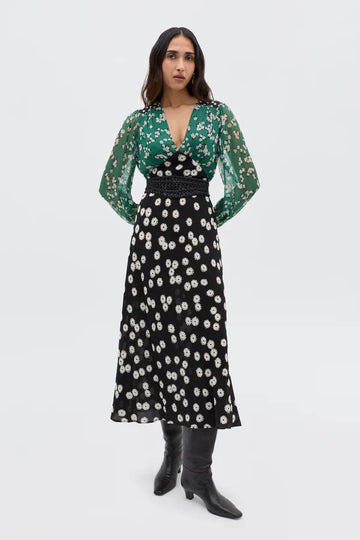 Floral Print Midi Dress