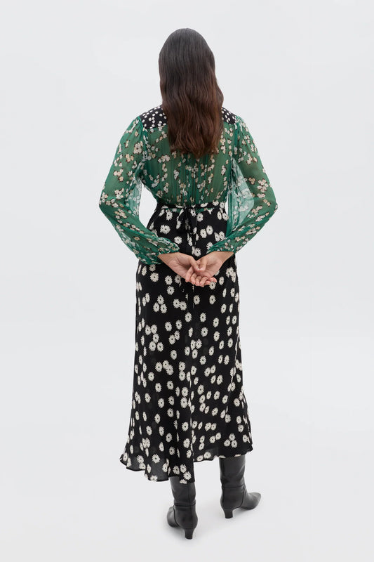 Floral Print Midi Dress