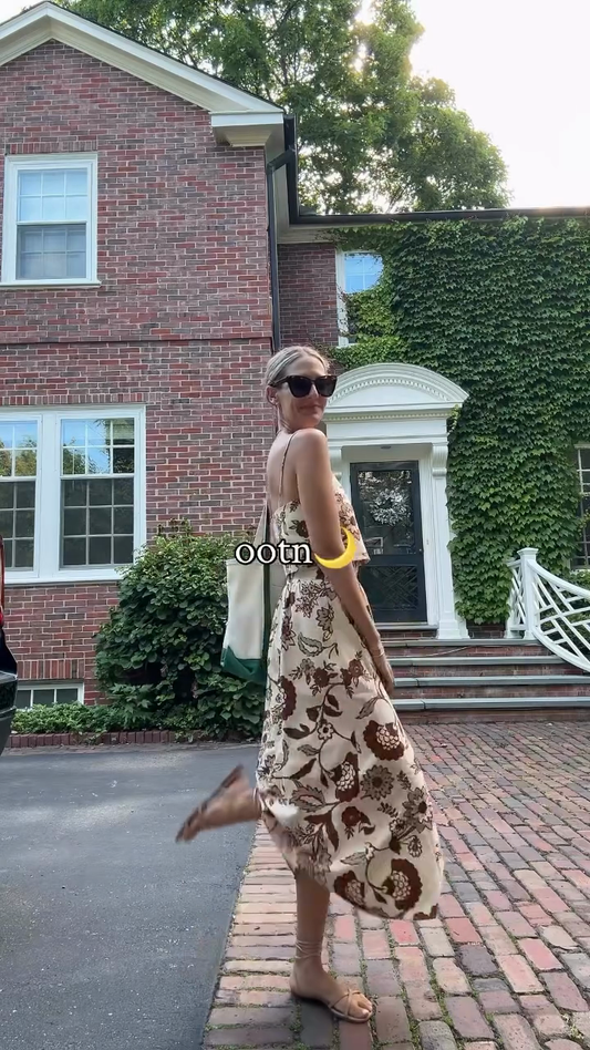 Floral - Printed Top and Skirt Set