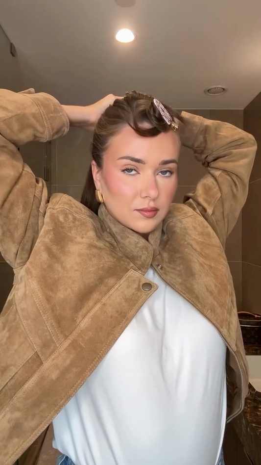 Tan Suede Moto Jacket