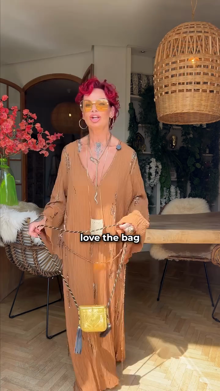 Boho - Chic Embroidered Maxi Dress