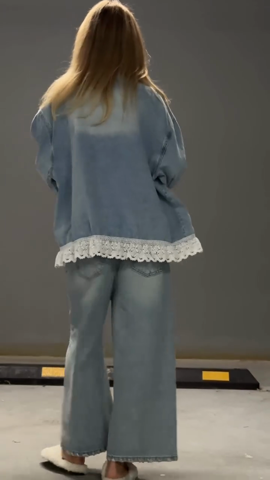 Light Blue Denim Set