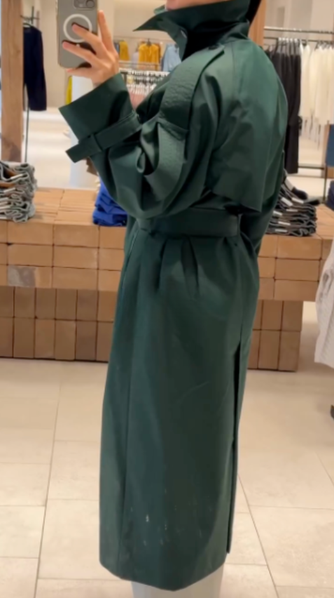 Dark Green Trench Coat