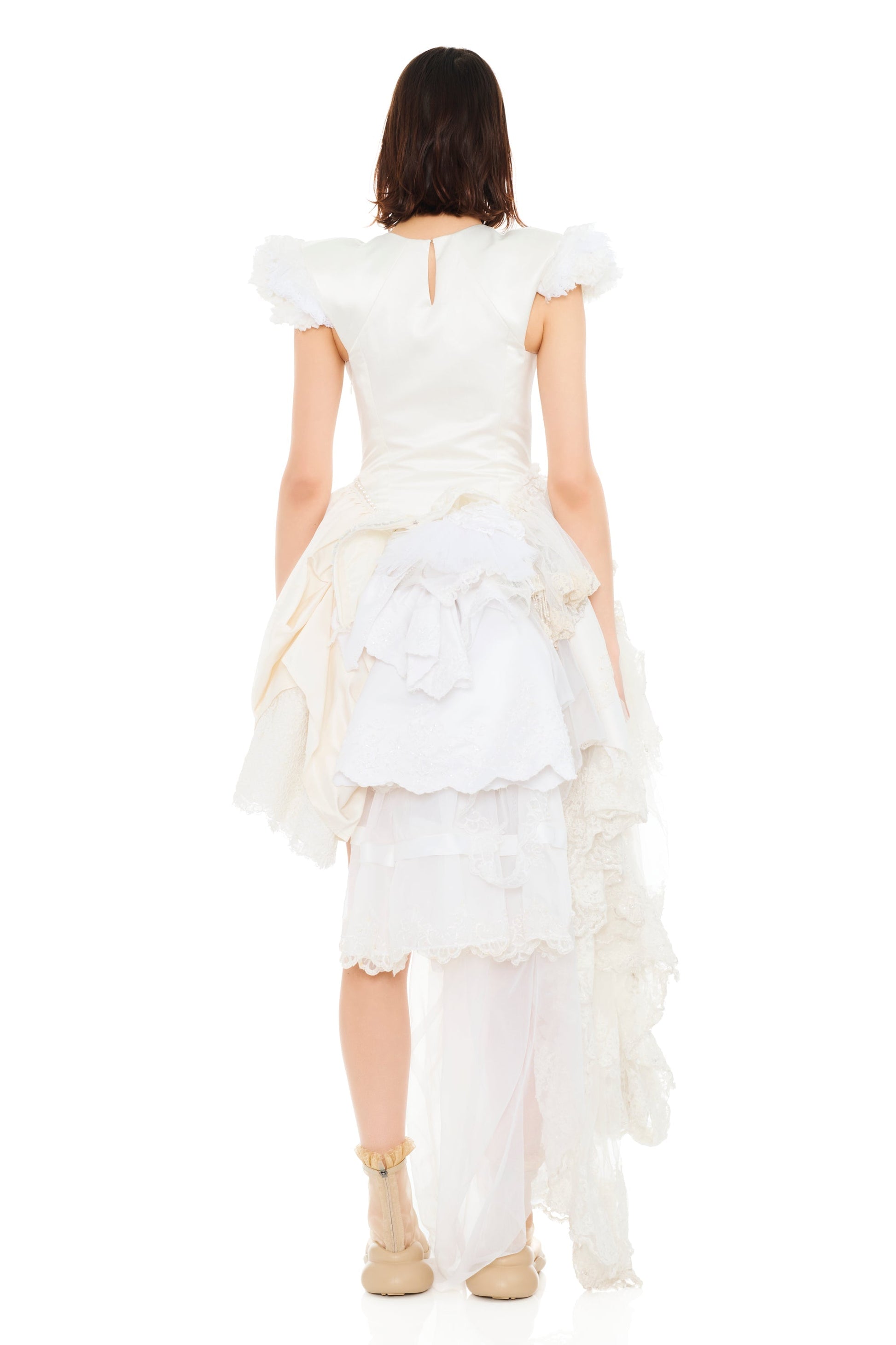 Collina Strada AVA BONED CORSET UPCYCLE WEDDING DRESS GOWN