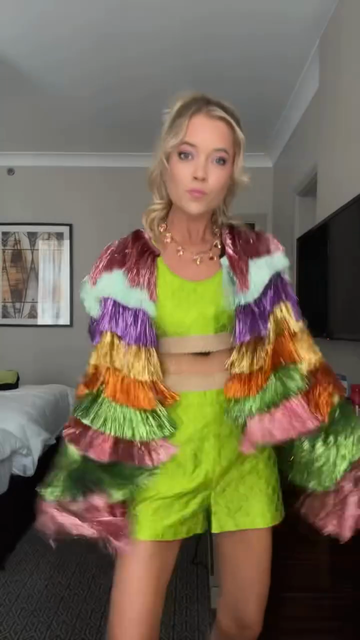 Multicolored Fringe Jacket