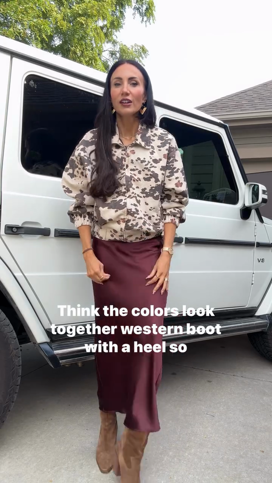 Camo - Print Bomber Jacket