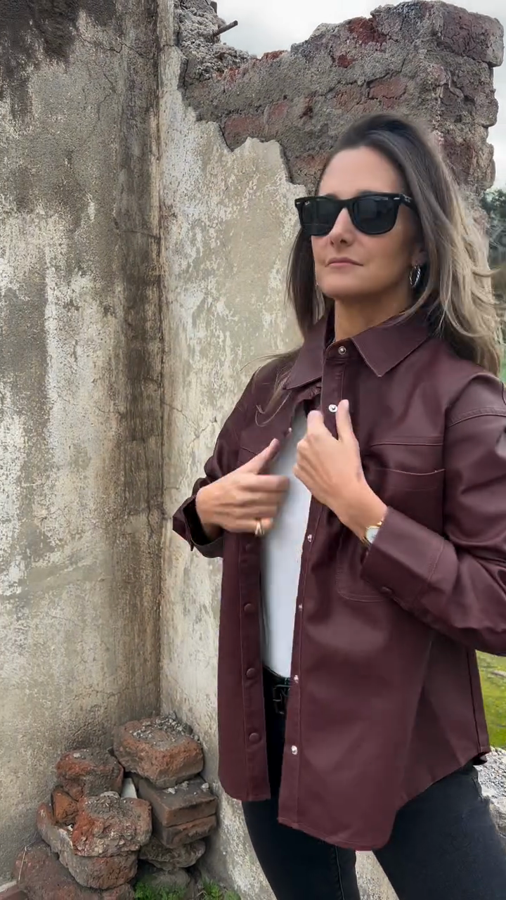 Leather Shirt - Jacket