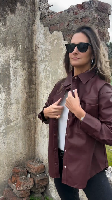 Leather Shirt - Jacket