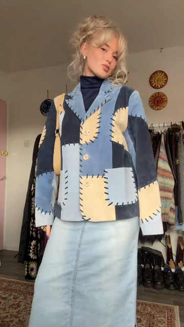 Vintage patchwork jacket