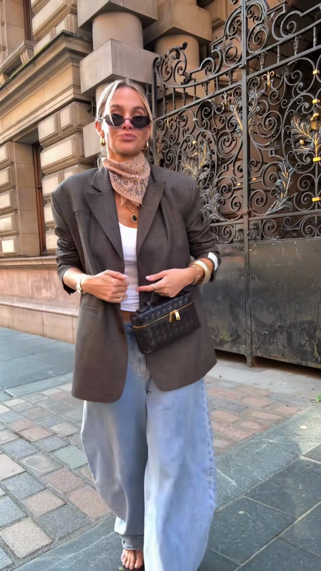 Olive - Green Oversized Blazer