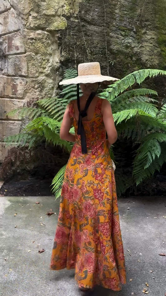 Floral Print Maxi Dress