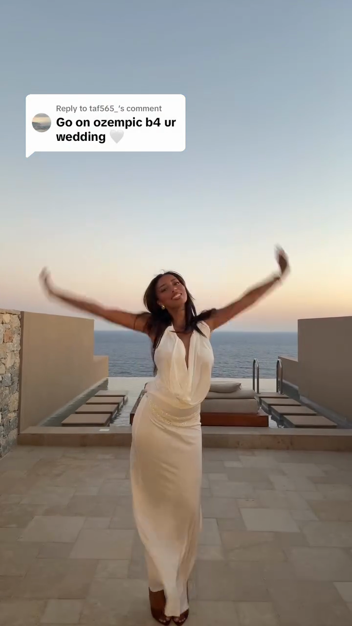 White Cowl - Neck Halter Maxi Dress