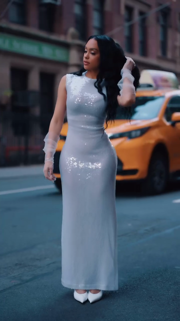 Dazzling Sequined Maxi Dress