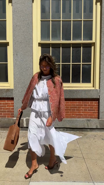 Reversible Brown Striped-Quilted Jacket