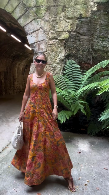 Floral Print Maxi Dress