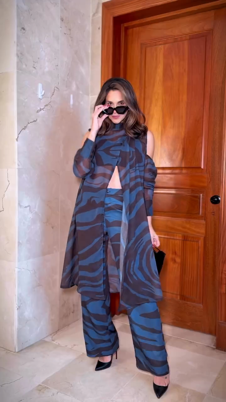 Striped Two Piece Outfit