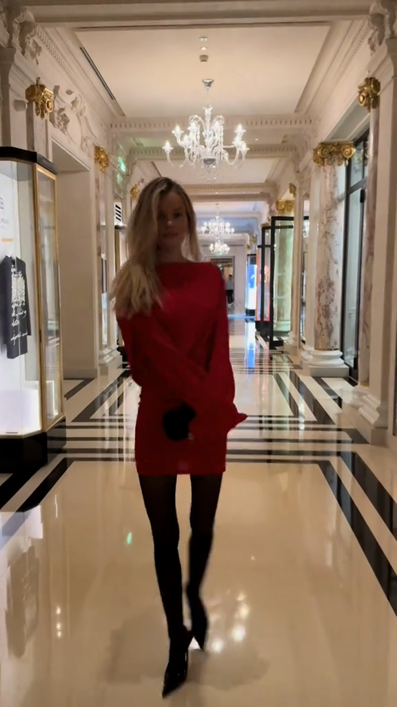 Red Open - Back Mini Dress