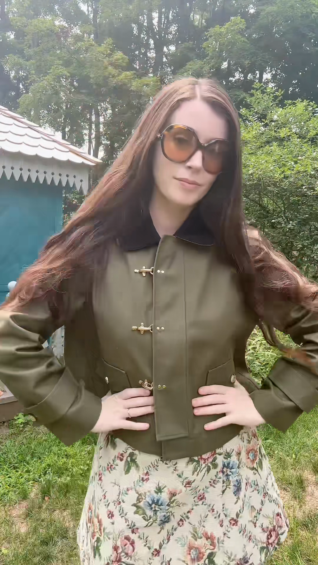 Olive Green Toggle - Button Jacket