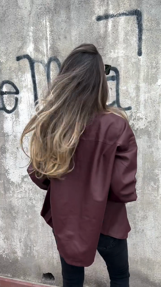 Leather Shirt - Jacket