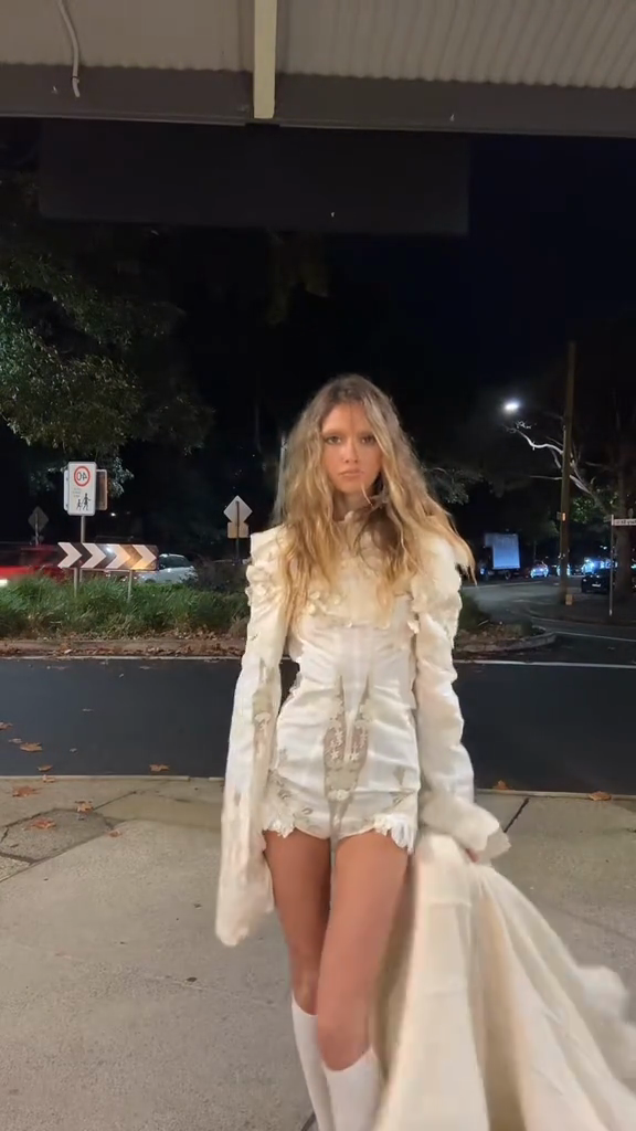 Lace Embellished Mini Dress