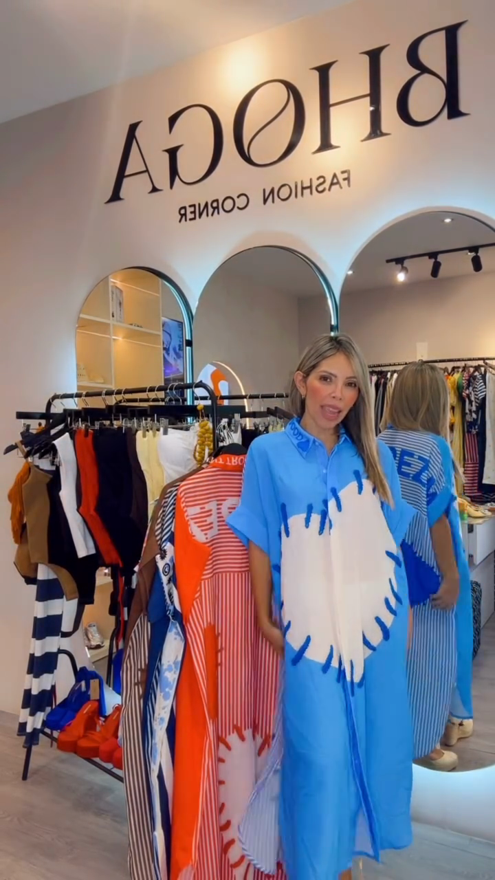 White Heart Shirt Dress