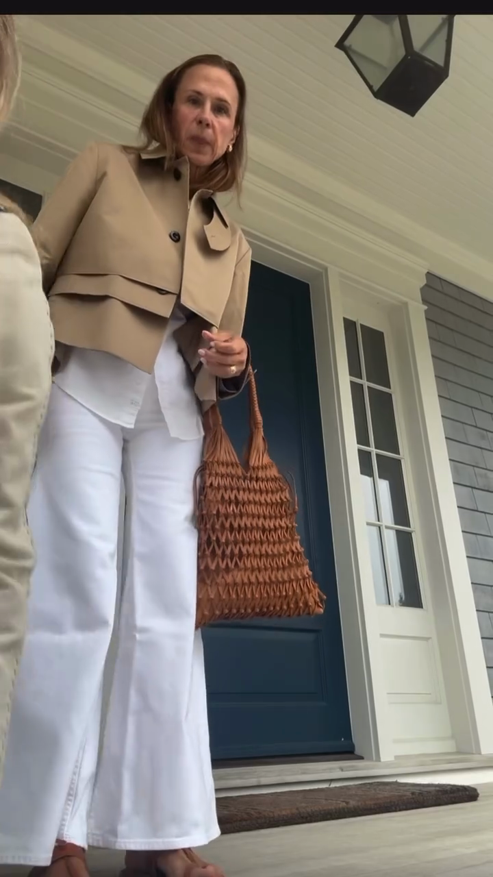 Cropped Tan Trench - Style Jacket