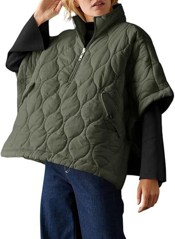 Quilted Poncho - Style Jacket