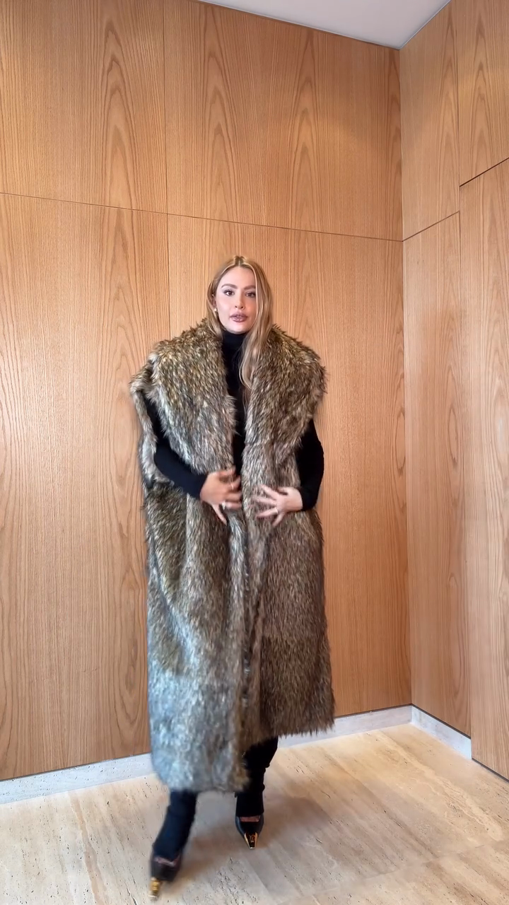 Long Fur Vest