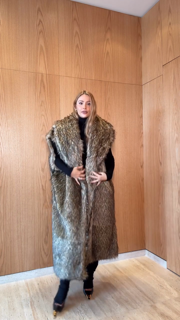 Long Fur Vest