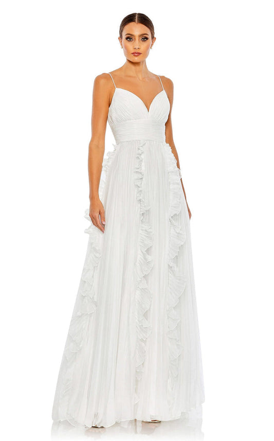 Chiffon Ruffled Maxi Dress