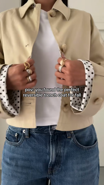 Reversible Beige Trench - Style Jacket