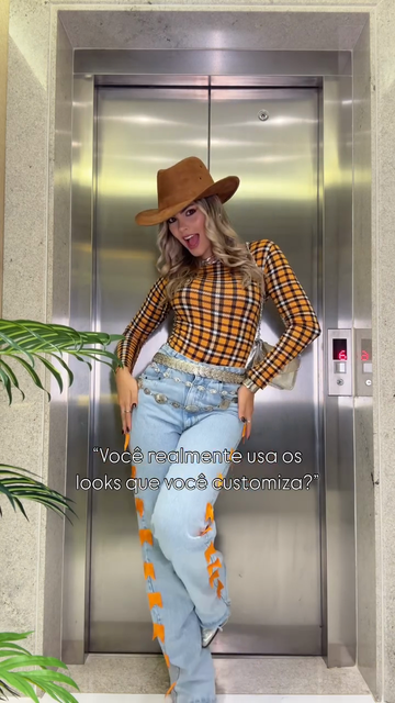 Light Blue Embellished Jeans