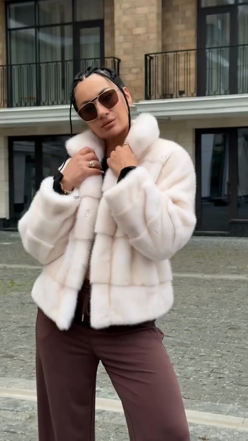 Light Pink Fur Coat