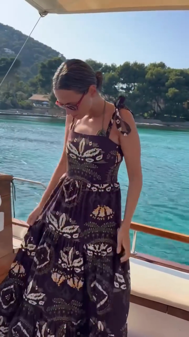 Bohemian Printed Maxi Dress