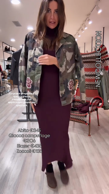 Camouflage Embroidered Jacket