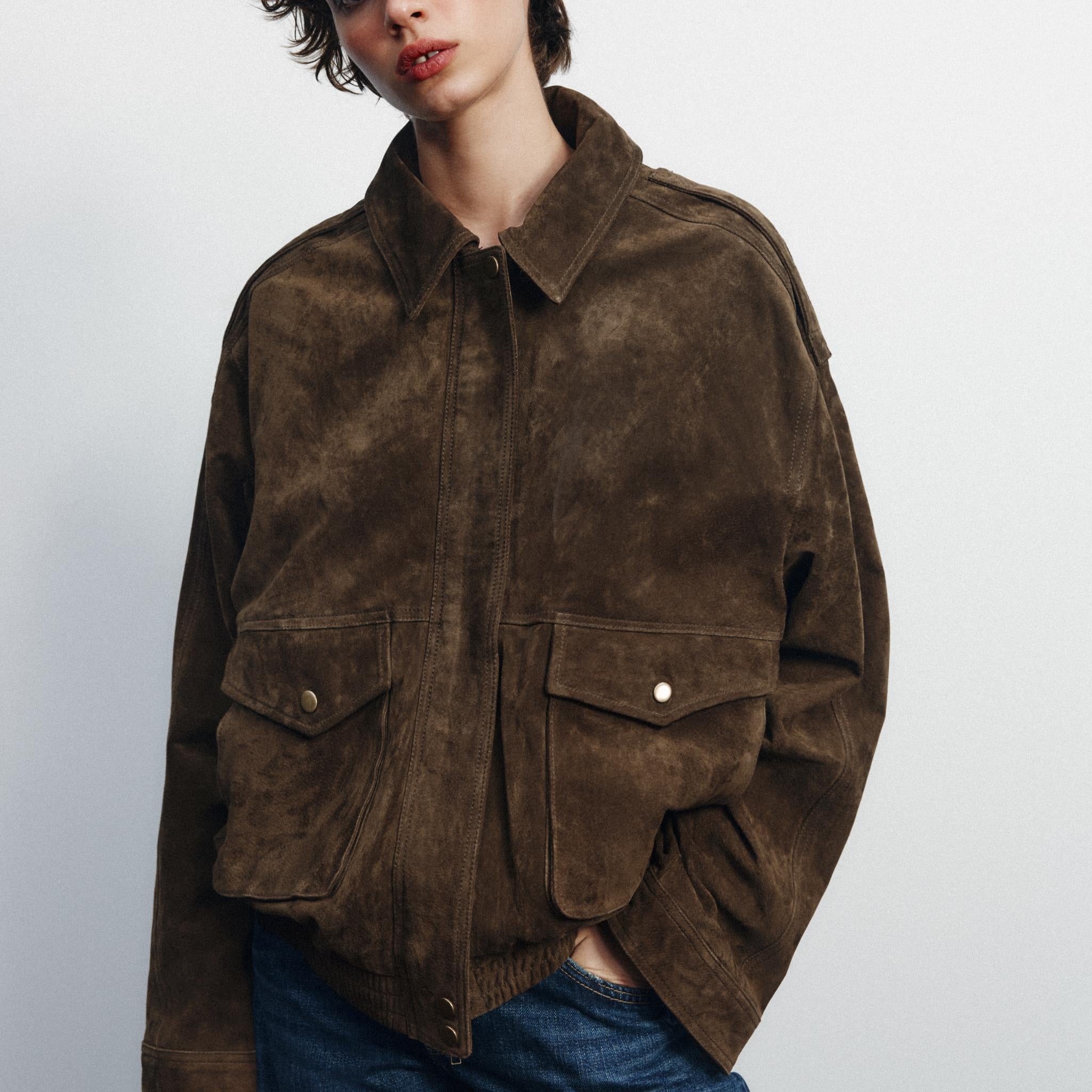 Brown Suede Jacket