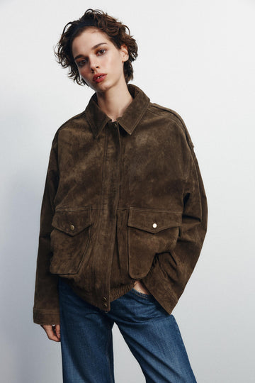 Brown Suede Jacket