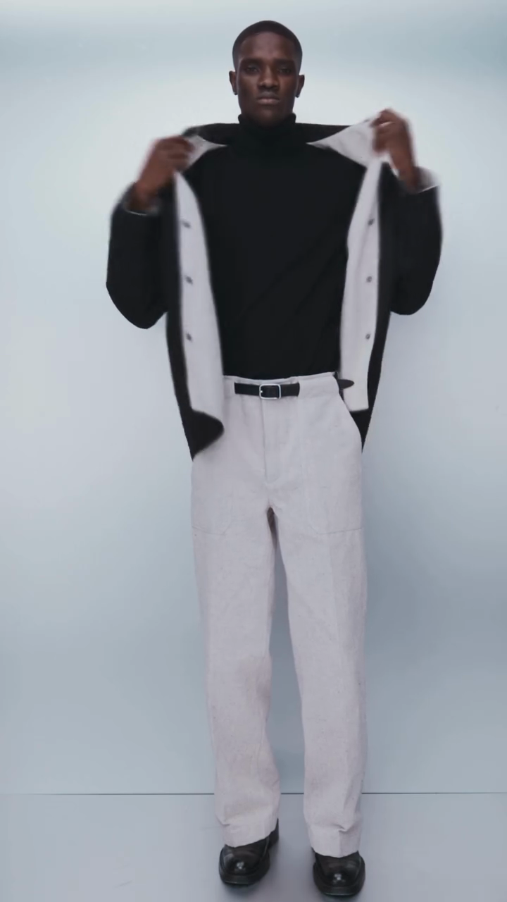 Reversible Black and White Jacket