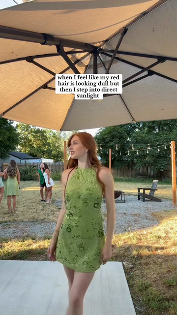 Sequin - embellished Green Halter Mini Dress