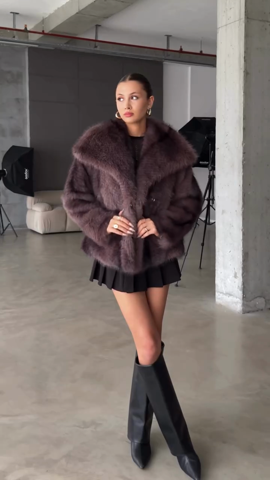 Faux Fur Coat