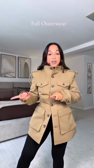 an Utility - Style Fall Coat