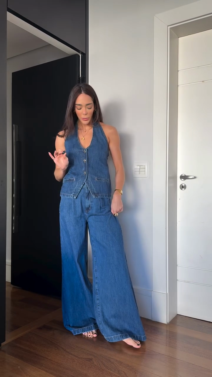 Denim Two - Piece Set