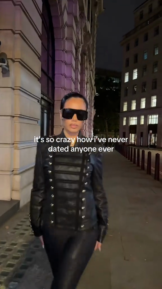 Black leather jacket