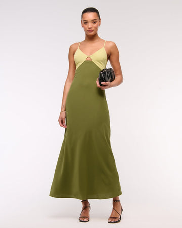 Slip Cutout Maxi Dress