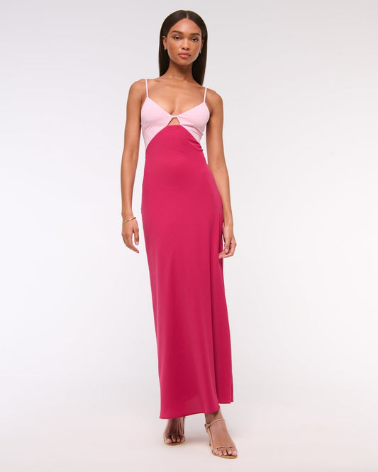 Slip Cutout Maxi Dress