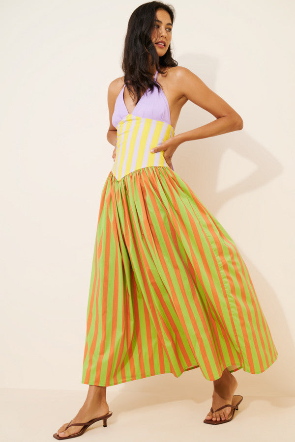 Elegant Backless Maxi Dress