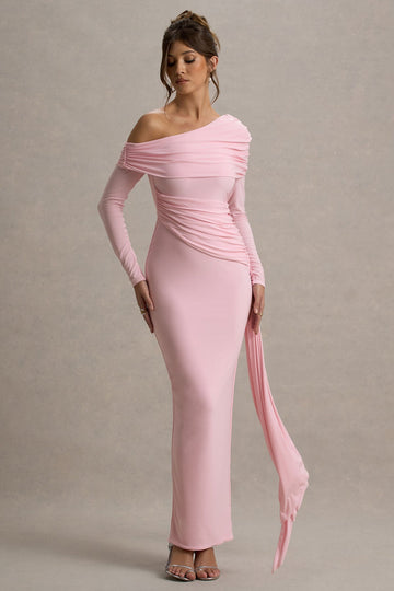 Elegant One Shoulder Maxi Dress
