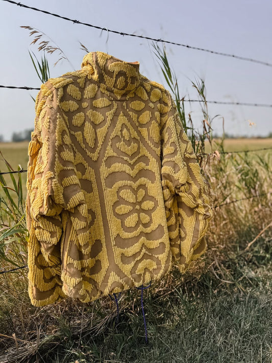 Patterned Fleece Jacket