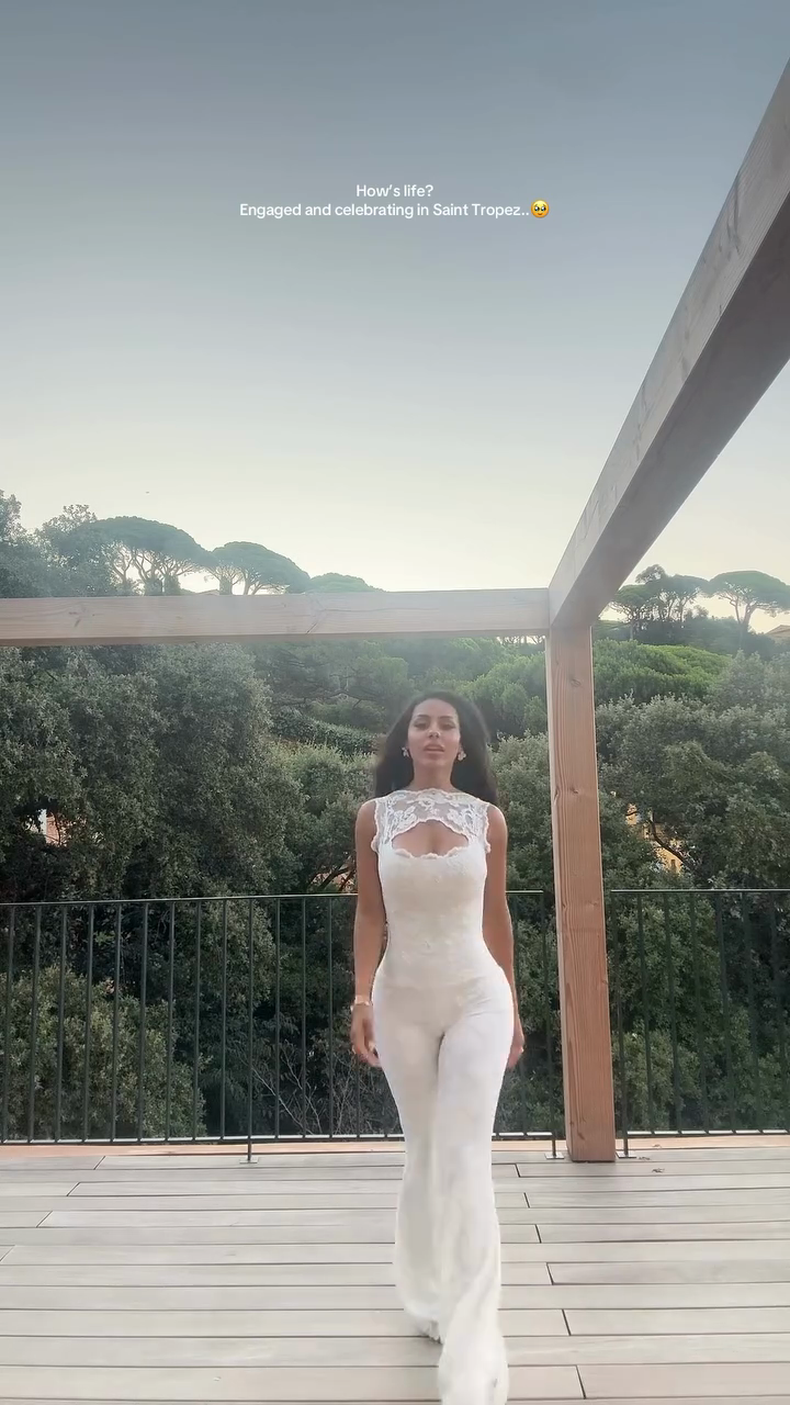 White Lace - Detail Jumpsuit